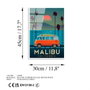 Wallity Cuadro decorativo de vidrio templado Multicolor 30 x 45 cm